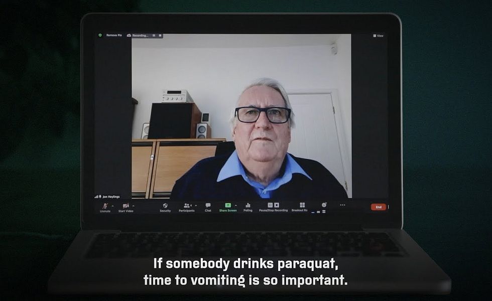 «Trinkt jemand Paraquat, ist es im Spital zu spät» Whistleblower Jon Heylings | ParaquatPapers