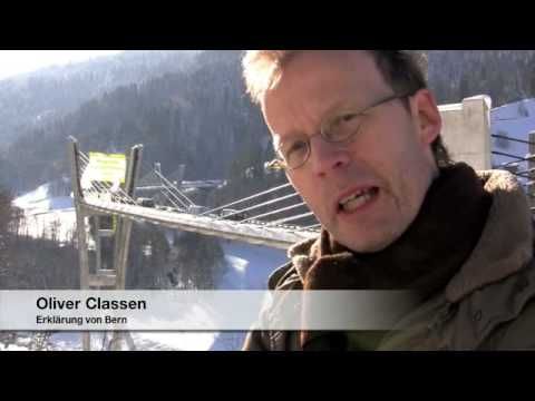 WEF Davos: Protest auf der Sunniberg-Brücke | Greenpeace & Erklärung von Bern