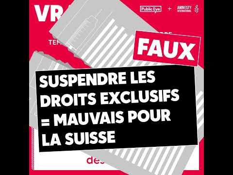 Pour une Suisse solidaire dans la lutte contre la pandémie!