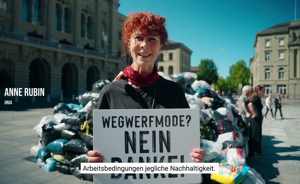 Stop fast fashion ! 03.09.2025 Switzerland