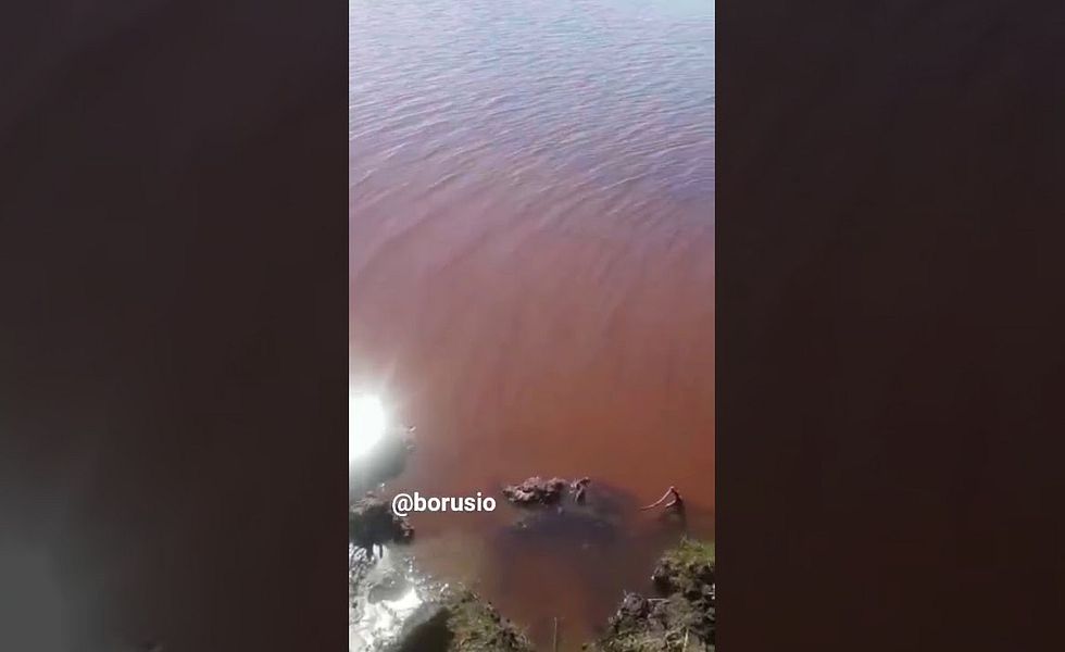 Норильск разлив топлива первые кадры последствий.