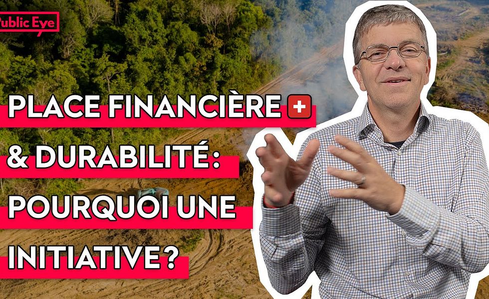 Place financière suisse: l’initiative qui dit stop aux investissements toxiques