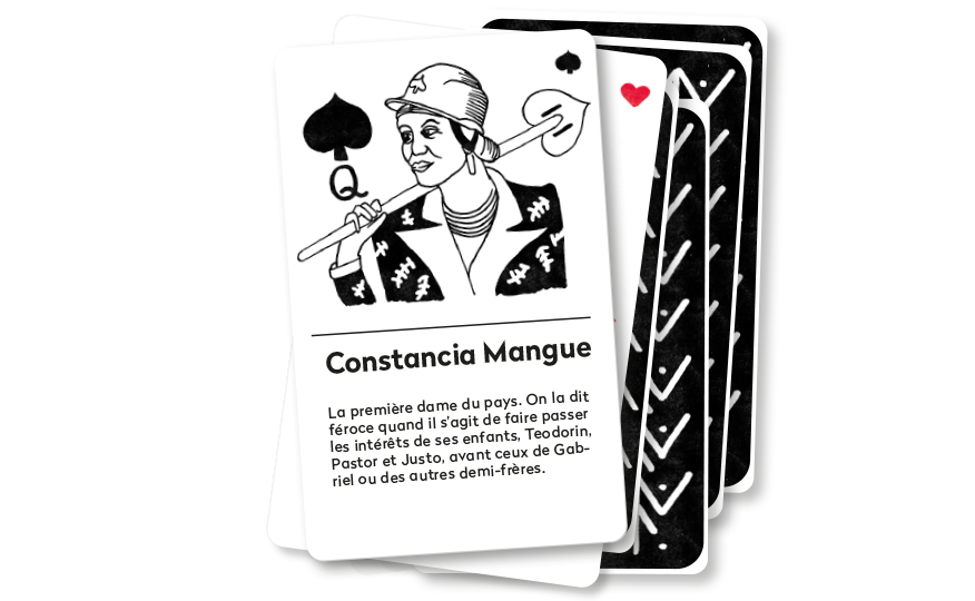 Constancia Mangue, la première dame du pays