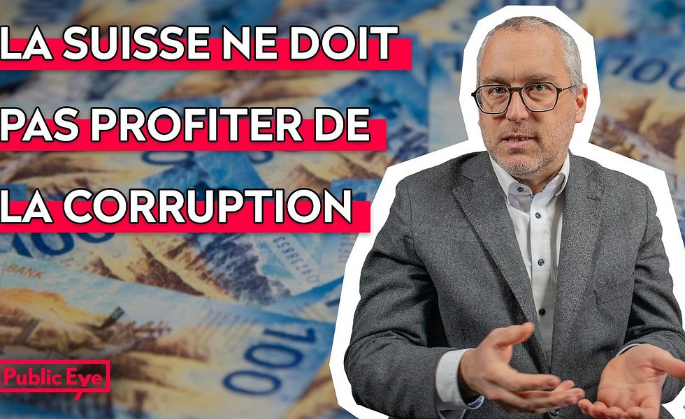 Profits illicites des entreprises: quand la Suisse profite de la corruption