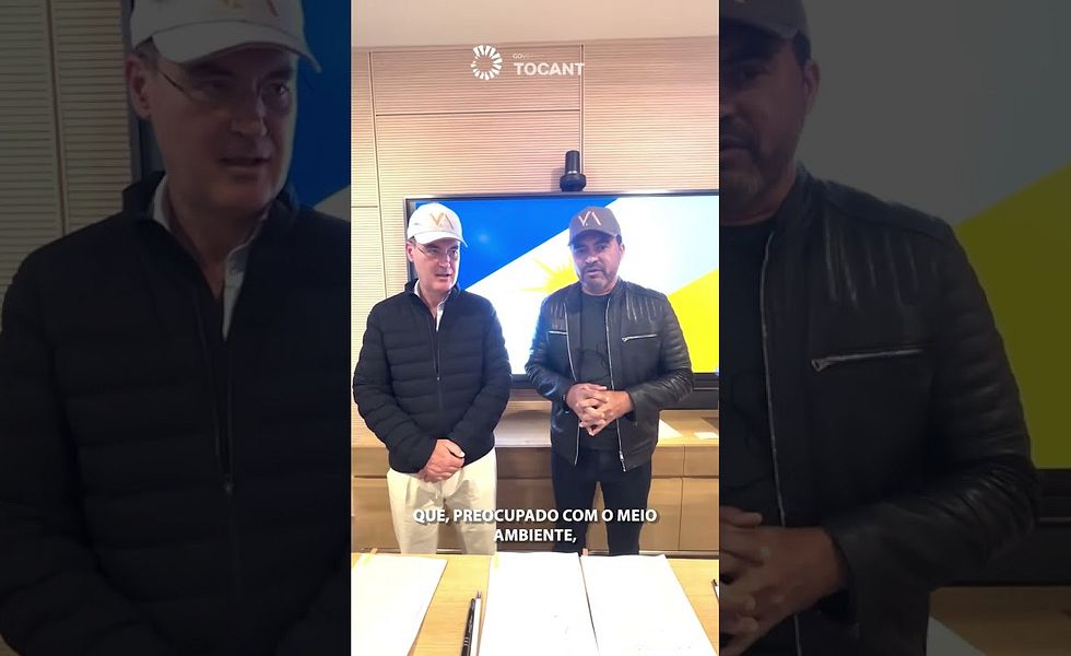 Governador Wanderlei Barbosa e a Mercuria Energy Group comemoram o Tocantins no mercado de carbono